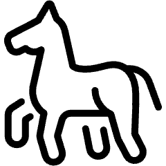 Animal Horse Icon from Ultimate Light Set