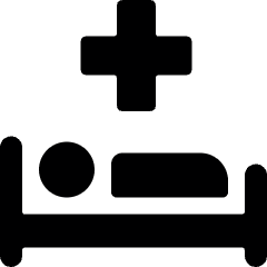 Hospital Bedroom Icon from Ultimate Bold Set