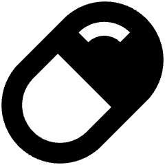 Medical Drug Capsule Icon from Nova Solid Set