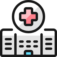 Hospital Building 1 Icon from Ultimate Colors Set
