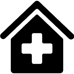 Hospital House Icon from Ultimate Bold Set