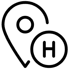 Hospital Location Icon from Ultimate Light Set