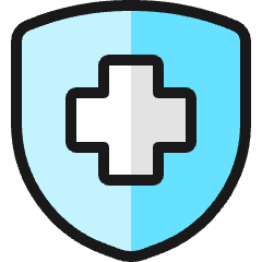 Hospital Shield Icon from Ultimate Colors Set