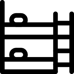 Hotel Bunk Bed 1 Icon from Ultimate Regular Set