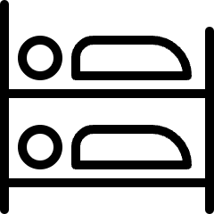 Hotel Bunk Bed Icon from Ultimate Light Set