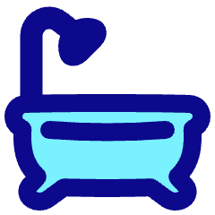 Bath Tub Icon from Plump Pop Set