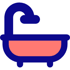 Bath Tub Icon from Core Pop Set