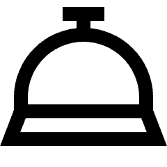 Bell Icon from Sharp Line Set