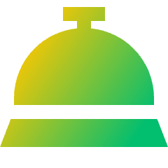 Bell Icon from Sharp Gradient Set