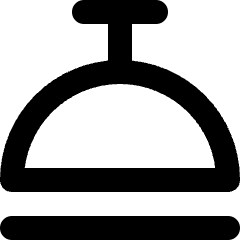 Bell Icon from Micro Line Set