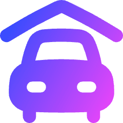 Car Garage Icon from Flex Gradient Set