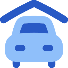 Car Garage Icon from Flex Flat Set