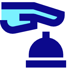 Concierge Receptionist Icon from Sharp Pop Set