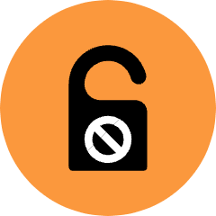 Door Sign Icon from Kameleon Pop Set