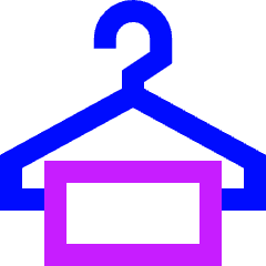 Dry Cleaning Icon from Sharp Neon Set