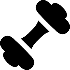 Dumbell Icon from Flex Solid Set