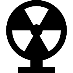 Fan Icon from Sharp Solid Set