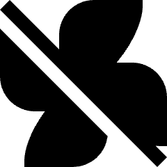 Fan Off Icon from Sharp Solid Set