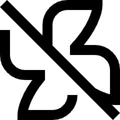 Fan Off Icon from Sharp Line Set