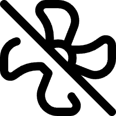 Fan Off Icon from Core Line Set