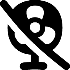 Fan Off Icon from Flex Solid Set