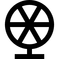 Fan Icon from Sharp Line Set