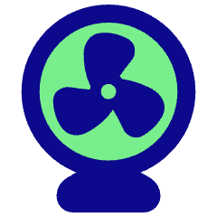 Fan Icon from Plump Pop Set