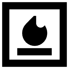 Fireplace Icon from Sharp Remix Set