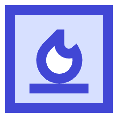 Fireplace Icon from Sharp Duo Set