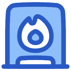 Fireplace Icon from Plump Duo Set