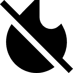 Heat Off Icon from Sharp Solid Set
