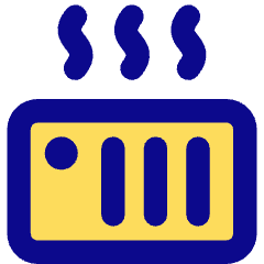 Heater Icon from Core Pop Set