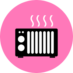 Heater Icon from Kameleon Pop Set