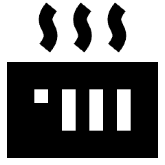 Heater Icon from Sharp Solid Set