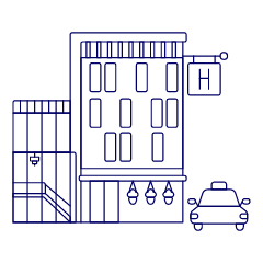 Hotel 1 Illustration from UX Line Set