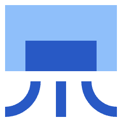 Hotel Air Conditioner Icon from Sharp Flat Set