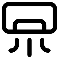 Hotel Air Conditioner Icon from Core Line Set
