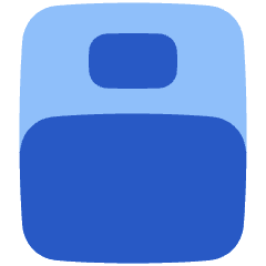 Hotel Bed 1 Icon from Plump Flat Set