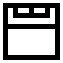 Hotel Bed 2 Icon from Sharp Line Set