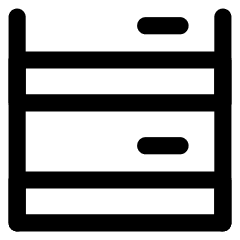 Hotel Bed 3 Icon from Core Line Set