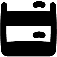 Hotel Bed 3 Icon from Flex Solid Set