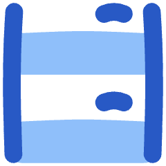 Hotel Bed 3 Icon from Flex Flat Set