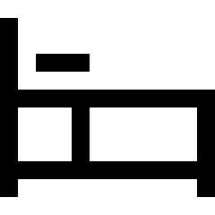 Hotel Bed 4 Icon from Sharp Line Set