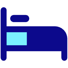 Hotel Bed 4 Icon from Core Pop Set