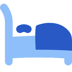 Hotel Bed 4 Icon from Flex Flat Set