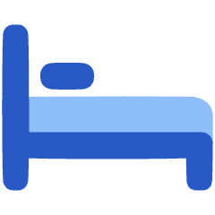 Hotel Bed 4 Icon from Plump Flat Set