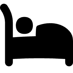 Hotel Bed 5 Icon from Flex Solid Set