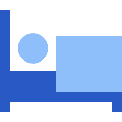 Hotel Bed 5 Icon from Sharp Flat Set