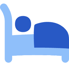 Hotel Bed 5 Icon from Flex Flat Set