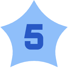 Hotel Five Star Icon from Sharp Flat Set